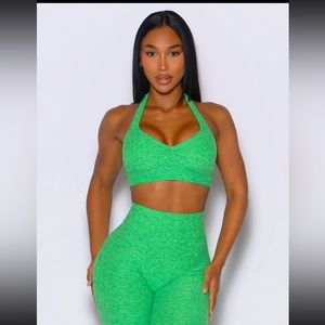 Bombshell Sportswear XS Neon Miami Beach Backless Bra NWT